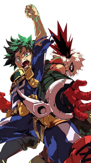 Izuku Midoriya, Katsuki Bakugo, [My Hero Academia], 4k