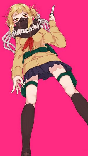 Himiko Toga, Mask, [My Hero Academia], 4k