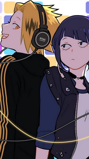 Denki Kaminari, Kyoka Jiro, [My Hero Academia], 4k