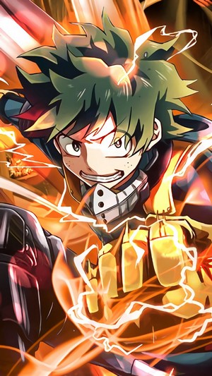 Izuku Midoriya, One For All, Full Cowl, [My Hero Academia], 4k