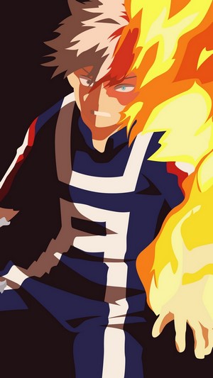 Shoto Todoroki from My Hero Academia