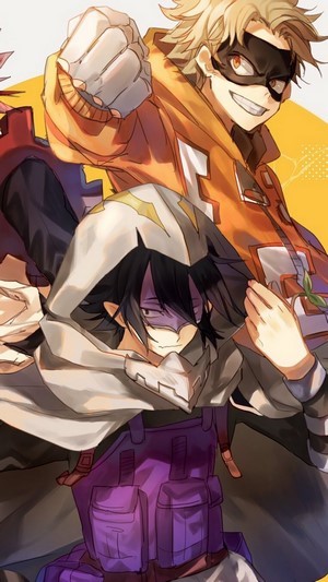 My Hero Academia, Tamaki Amajiki, Eijiro Kirishima, Taishiro Toyomitsu, 4k