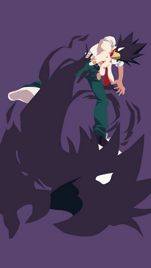 Fumikage Tokoyami and Dark Shadow from My Hero Academia 4K