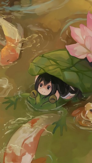 Tsuyu Asui, Frog, [My Hero Academia], 4k