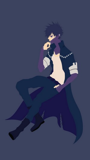 Dabi from My Hero Academia Minimalist 4K