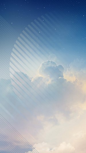 Abstract Sky with Clouds and Stars 4K