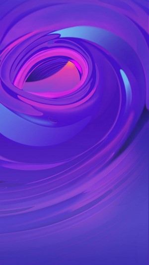 Abstract Purple Swirl Digital Art 4K