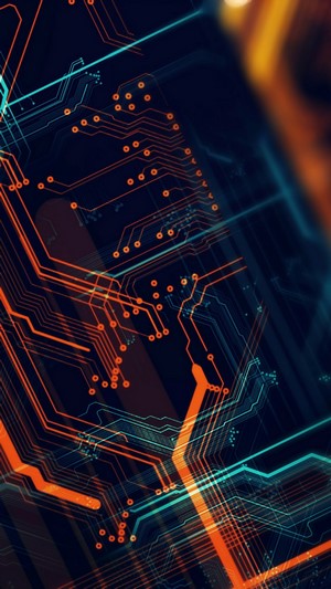 Circuit, Digital Art, 4k
