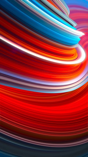 Abstract Colorful Spiral Digital Art 4K