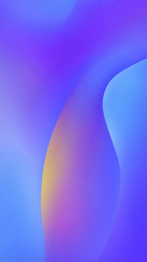 Abstract Blue Digital Art 4K