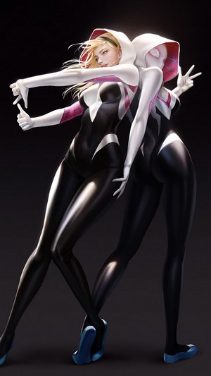 Spider-Gwen from Marvel Comics 4K