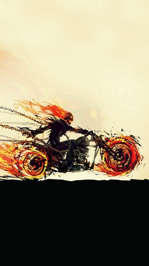 Ghost Rider, Motorcycle, 4k
