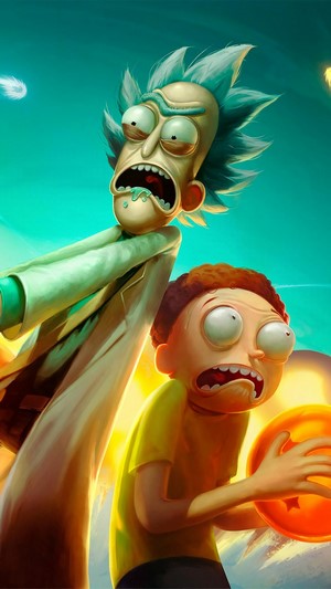 Rick and Morty, Dragon Ball, 4k