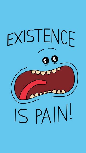 Mr. Meeseeks from Rick and Morty "Existence is Pain"