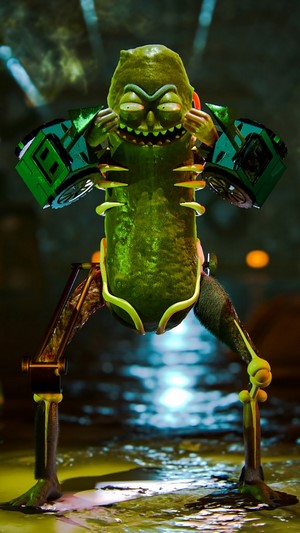Pickle Rick, (Rick and Morty), 4k