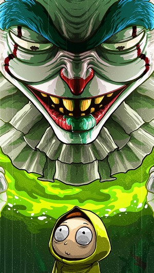 Pennywise the Dancing Clown from Rick and Morty 4K