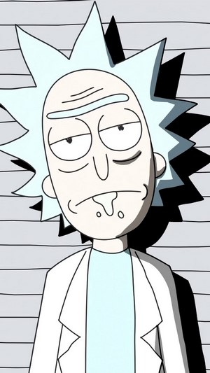 Rick Sanchez, Mug Shot, Rick and Morty, 4k