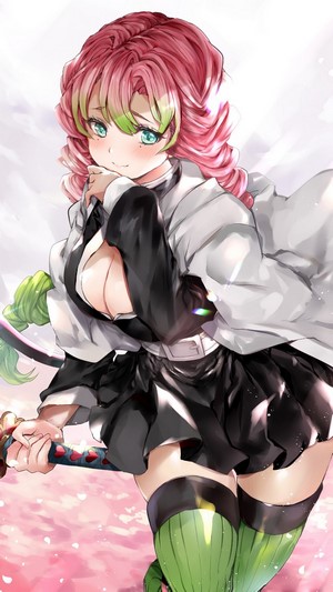 Mitsuri Kanroji, (Kimetsu no Yaiba), 4k
