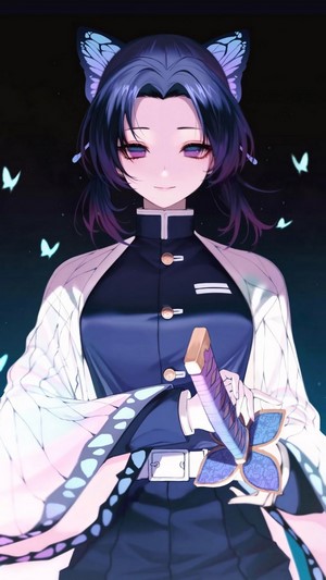 Shinobu Kocho from Kimetsu no Yaiba 4K