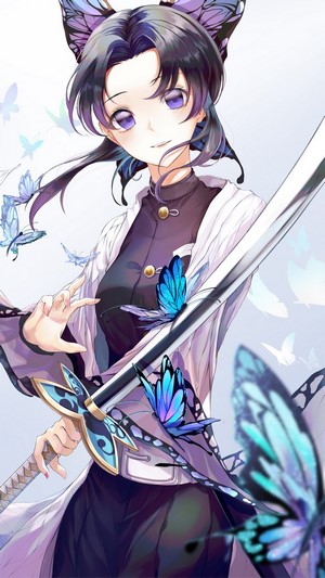 Shinobu Kocho from Kimetsu no Yaiba 4K