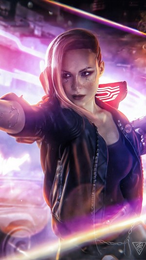 Female V from Cyberpunk 2077 4K