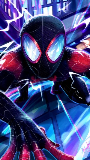 Miles Morales, Spider-Man, 4k HD Phone Wallpaper | Rare Gallery