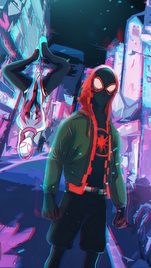 Miles Morales, Spider-Gwen, Spider-Man, 4k