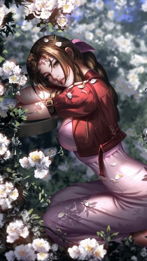 Aerith from Final Fantasy 7 Remake 4K