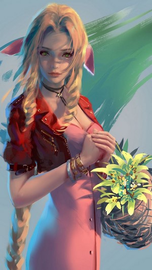 Aerith from Final Fantasy 7 Remake 4K