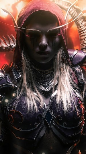Sylvanas Windrunner, WoW, Fantasy, Girl, Elf, 4k