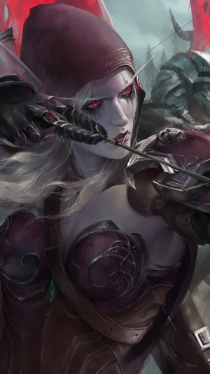 Sylvanas Windrunner, The Horde, Army, WoW, 4k