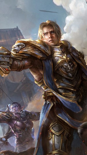 WoW, The Alliance, Anduin Wrynn, Genn Greymane, 4k