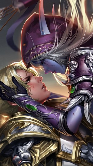 WoW, Sylvanas Windrunner, Anduin Wrynn, 4k