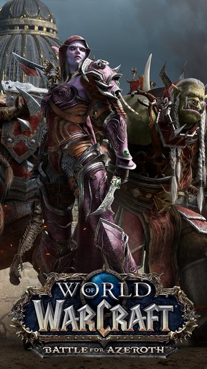 Sylvanas Windrunner and Orcs from World of Warcraft: Battle for Azeroth 4K