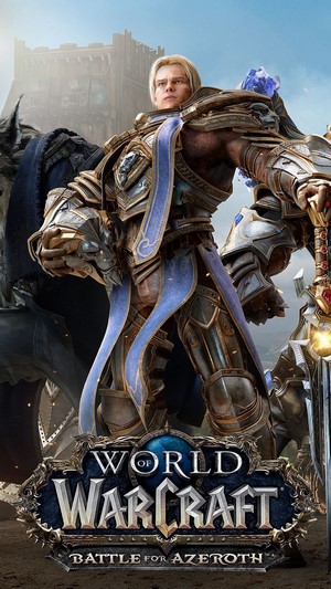 Anduin Wrynn from World of Warcraft: Battle for Azeroth 4K