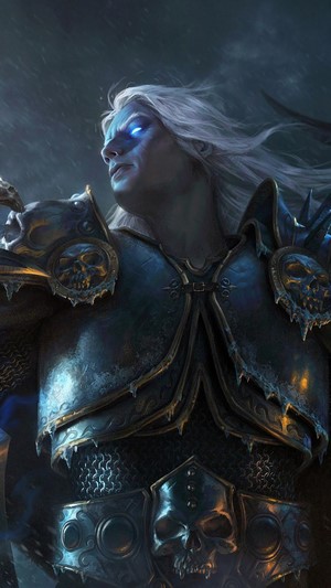 Lich King from WoW with Frostmourne 4K