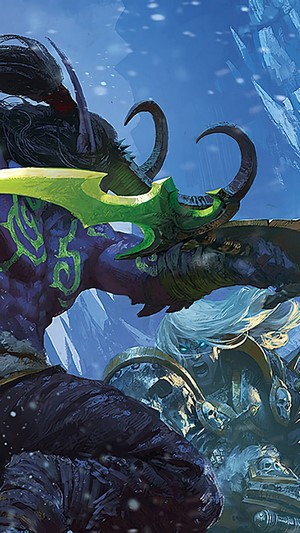 Illidan Stormrage vs Lich King from WoW 4K