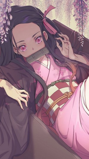 Nezuko Kamado from Kimetsu no Yaiba 4K