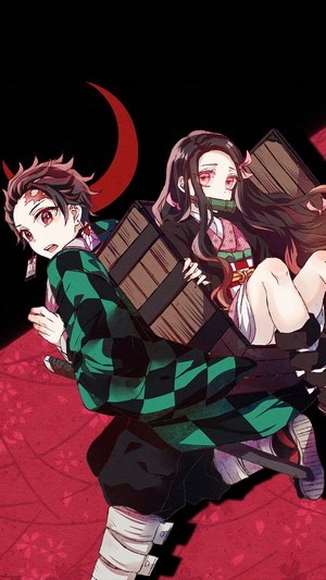 Tanjiro, Nezuko, Kimetsu no Yaiba, 4k