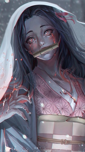 Nezuko Kamado, Kimetsu no Yaiba, 4k