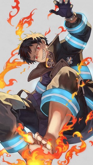 Shinra Kusakabe from Fire Force 4K