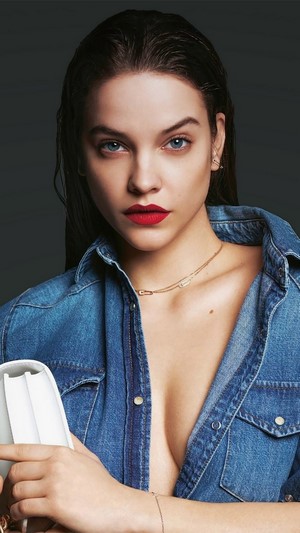 Barbara Palvin in Denim Shirt 4K