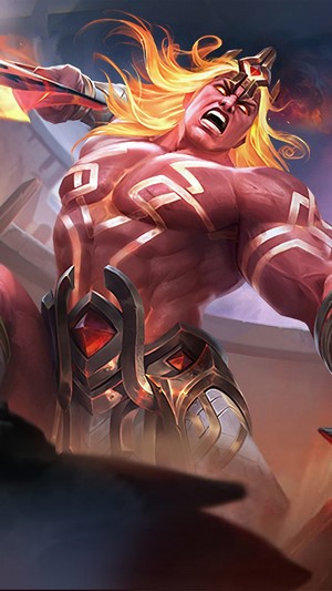 Lapu-Lapu from Mobile Legends Vulcan Skin 4K