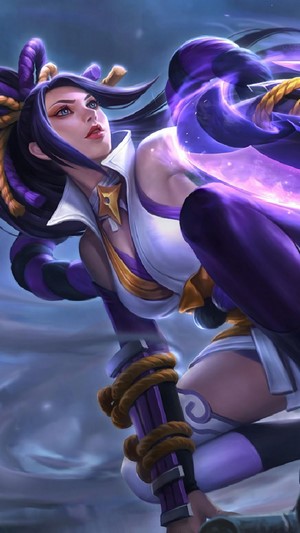 Hanabi from Mobile Legends, Resplendent Iris Skin, 4K