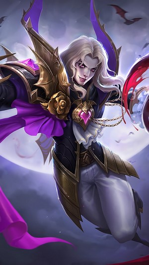 Lancelot Dark Earl Skin from Mobile Legends 4K