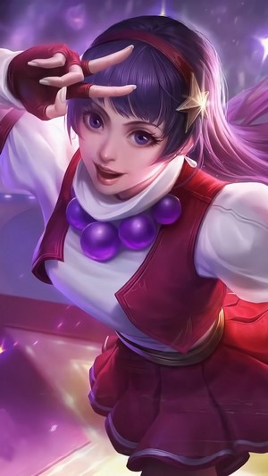 Guinevere, Athena Asamiya, KOF, Skin, Mobile Legends, 4k