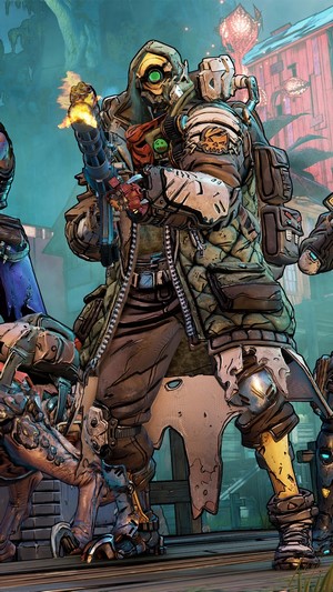 Borderlands 3, FL4K, Amara, Zane, Moze, Characters, 4k