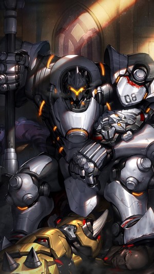 Reinhardt, Overwatch, 4k