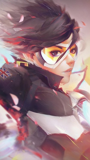 Tracer from Overwatch 4K