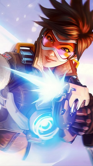 Tracer from Overwatch 4K
